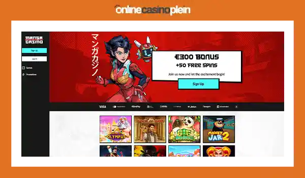 Manga casino screenshot1