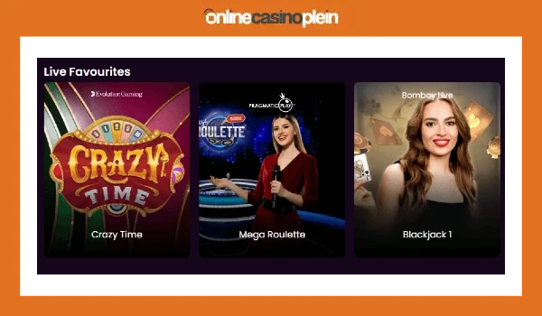 Playboom24 Live casino