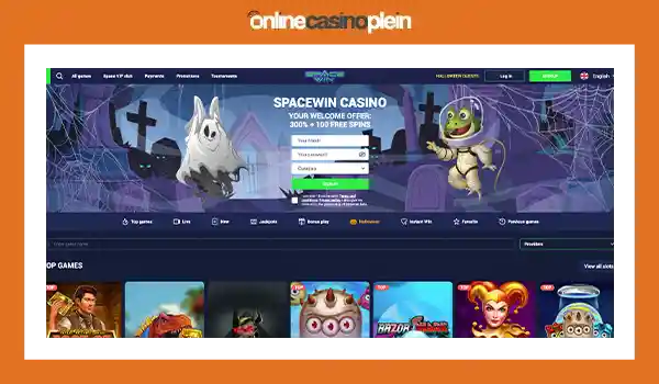 online casino review spacewin