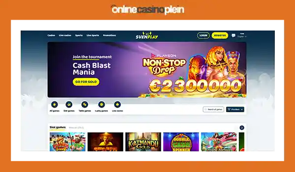 sven play online casino