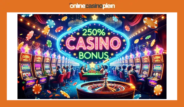 250% Casino Bonus
